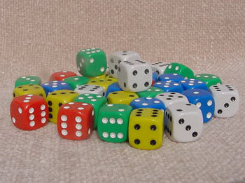 Dice, 5/8, Bunco Dice