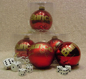 Bunco Christmas Ornament